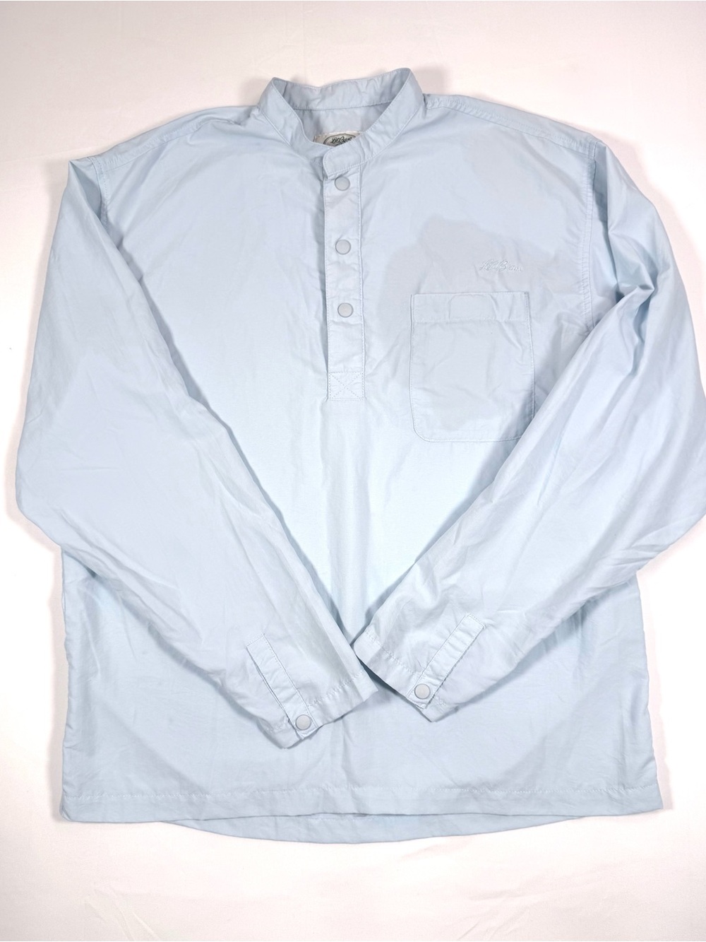VINTAGE L.L.BEAN Mens Fly Fishing Pullover Shirt S 90s Gorpcore Outdoor Heritage